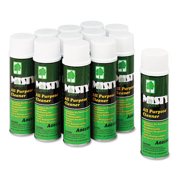 Misty® Green All-purpose Cleaner, Citrus Scent, 19 Oz Aerosol Spray, 12-carton freeshipping - TVN Wholesale